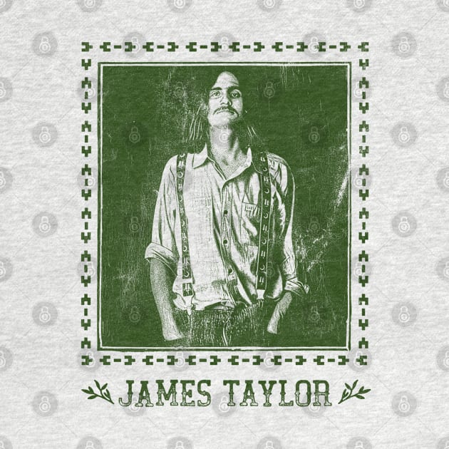 James Taylor / Retro 70s Style Fan Art Design by DankFutura